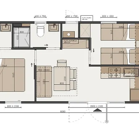 Mobile Home Biograd Soline Tree New Affittacamere